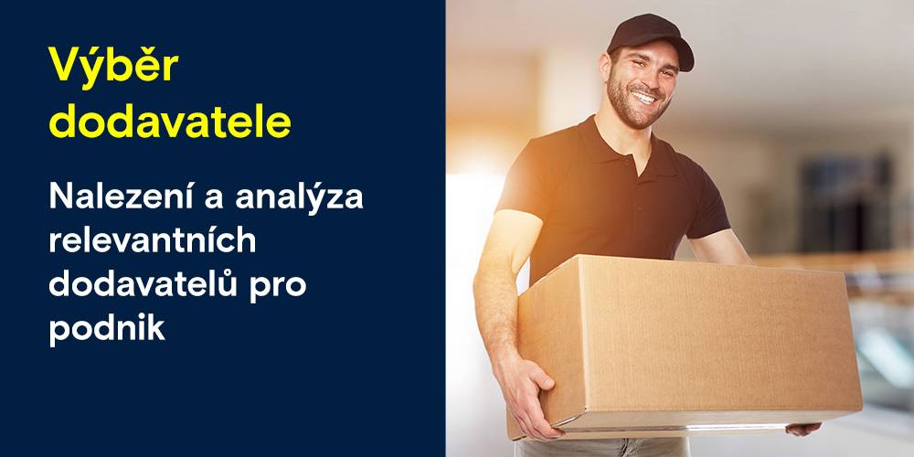 Volba dodavatele » Nalezení a analýza relevantních dodavatelů pro podnik