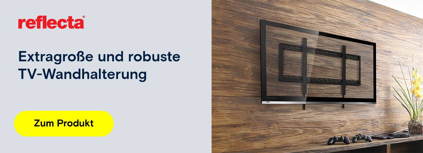 Reflecta Extragroße und robuste TV-Wandhalterung