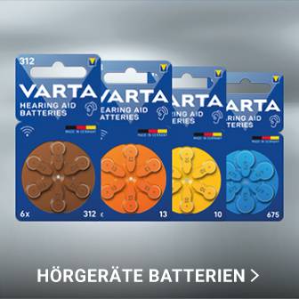 Hörgeräte Batterien