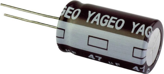 Yageo elektrolytický kondenzátor