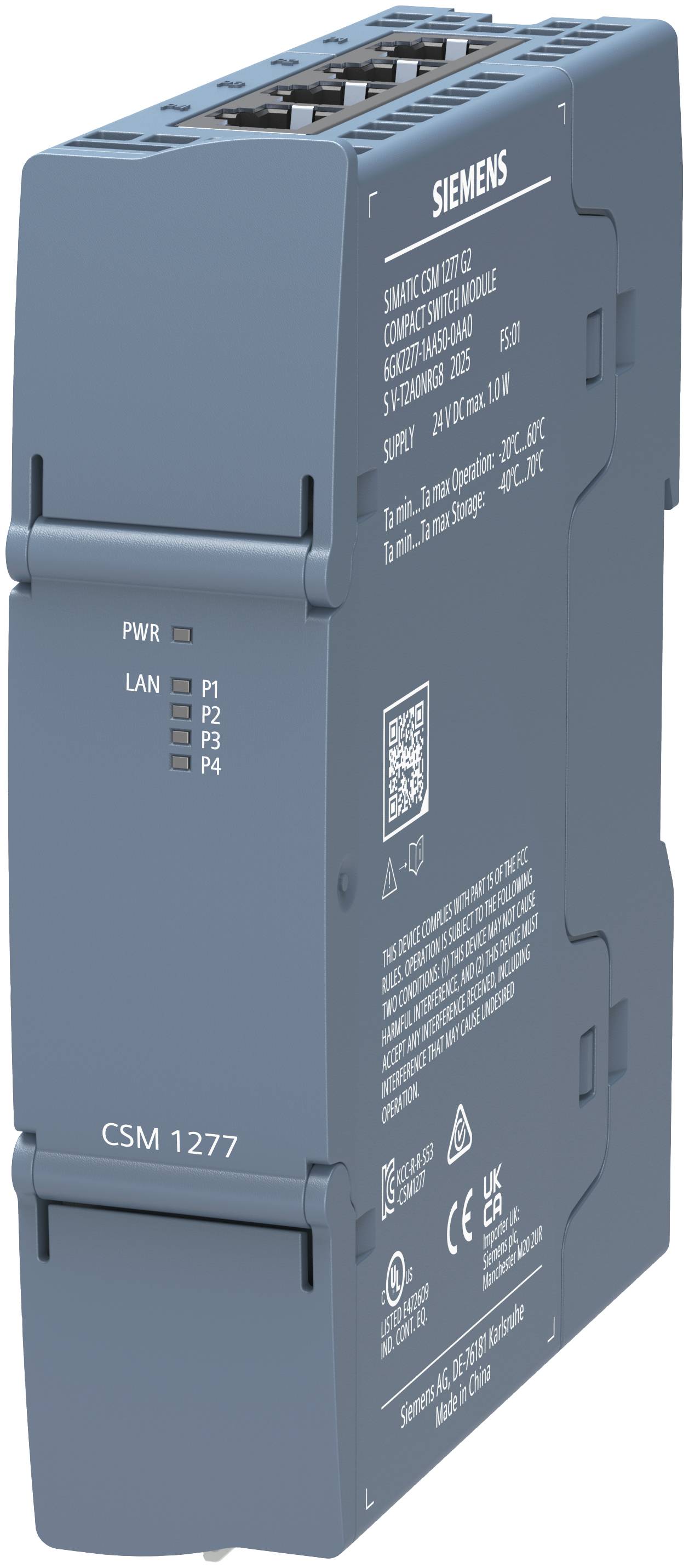 SIMATIC S7-1200 G2  Produktbild mit dunkelblauen Hintergrund