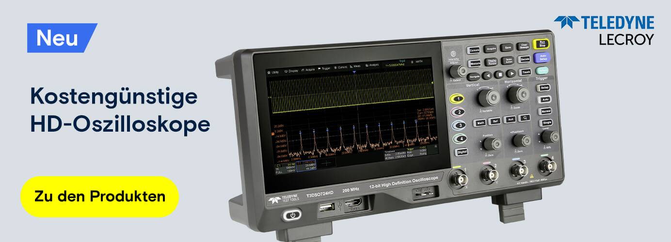 Teledyne Lecroy - Kostengünstige HD-Oszilloskope