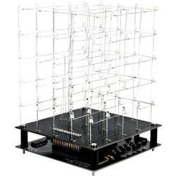 3D LED kostka Velleman K8018W, 9 V, stavebnice, bílá