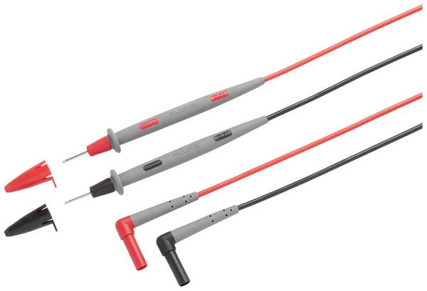 Fluke TL71-1 sada bezpečnostních měřicích kabelů lamelová zástrčka 4 mm zkušební hroty 1.50 m černá, červená 1 ks