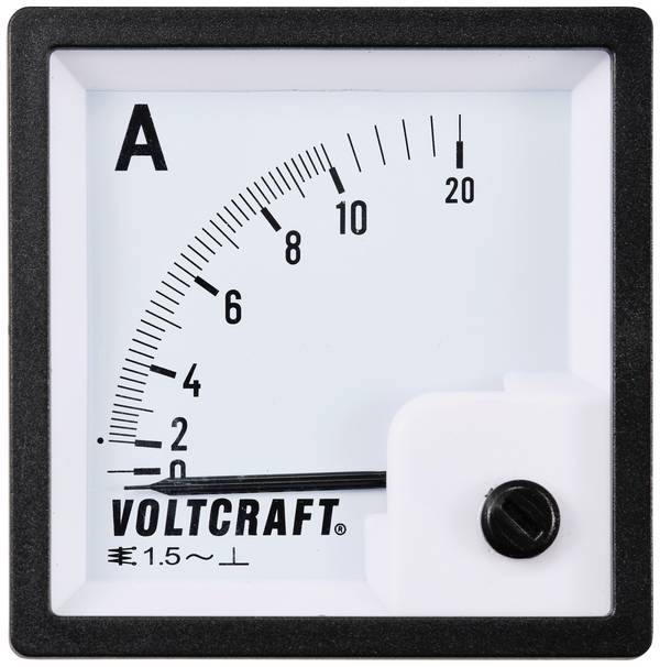 Analogové panelové měřidlo VOLTCRAFT AM-72X72/10A 10 A