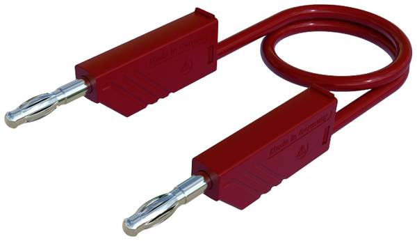 Hirschmann Test & Measurement CO MLN 150/2,5 měřicí kabel lamelová zástrčka 4 mm lamelová zástrčka 4 mm 1.50 m červená 1 ks
