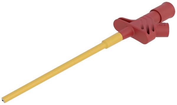 Hirschmann Test & Measurement KLEPS 2600  rt bezpečnostní krokosvorka, konektor 4 mm, CAT II, červená