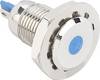 TRU COMPONENTS 149499 indikační LED modrá 24 V/DC, 24 V/AC