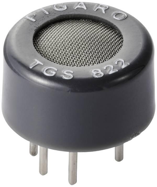 Figaro senzor plynu TGS-822 Druh plynu: oxid uhelnatý, amoniak, oxid siřičitý, alkohol, benzín (Ø x v) 17 mm x 10 mm