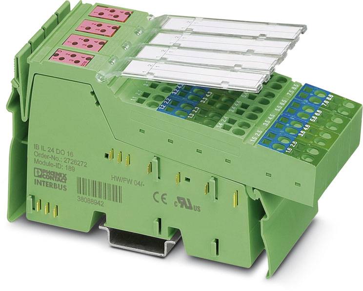 Zelená elektronická řídicí jednotka s několika sloty a konektory, bezdrátová, určená pro řízení průmyslových systémů.