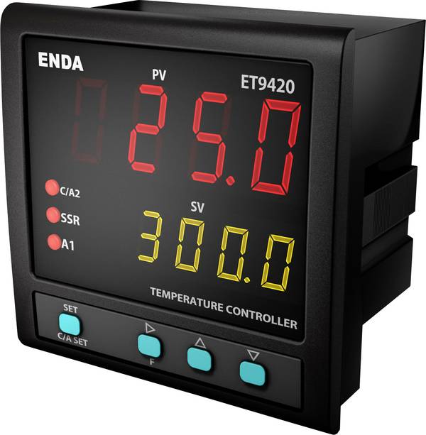 Enda ET9420-230 PID termostat Pt100, J , K, T , S , R relé 2 A, SSR (d x š x v) 88 x 96 x 96 mm