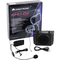 Mobilné PA reproduktory Omnitronic BHD-02, na batérie