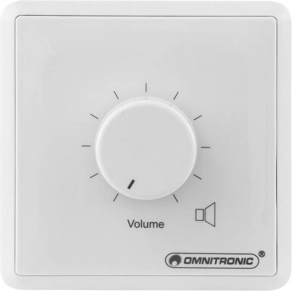 Omnitronic 80711007 vestavné ELA regulátor hlasitosti mono bílá