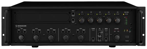 Monacor PA-1120 ELA zesilovač 120 W 1kanálový  5zónový