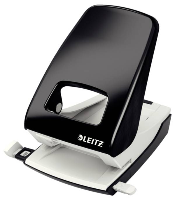Leitz 51380095 spisová děrovačka New NeXXt černá max. formát nastavení: DIN A4 40 listů (80 g/m²)