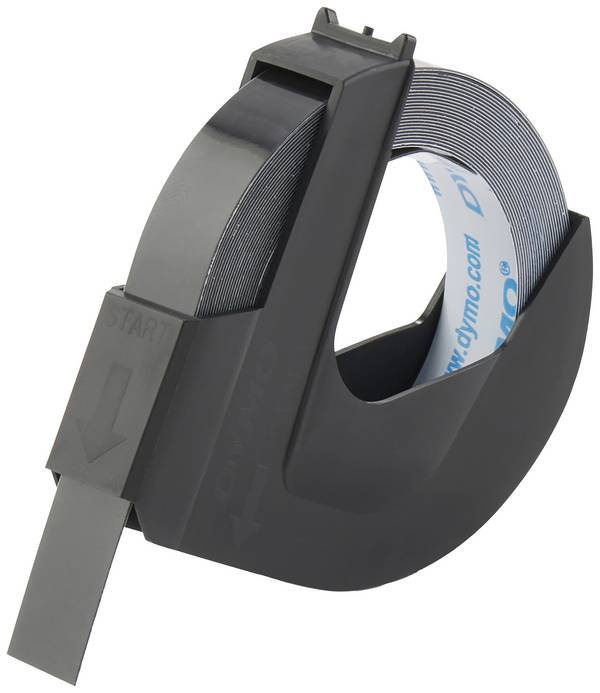 DYMO 3D Barva pásky: černá (transparentní) Barva písma: bílá 9 mm 3 m 520109