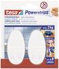 tesa POWERSTRIPS® Lepicí háček Large Oval bílá Množství: 2 ks