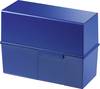 HAN 975-14 975-14 kartotéční box modrá max. počet karet: 500 karet DIN A5 na šířku víko lze použít jako další nosítka