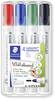 Staedtler Lumocolor 351 351 WP4 popisovač na bílé tabule černá, modrá, červená, zelená 4 ks