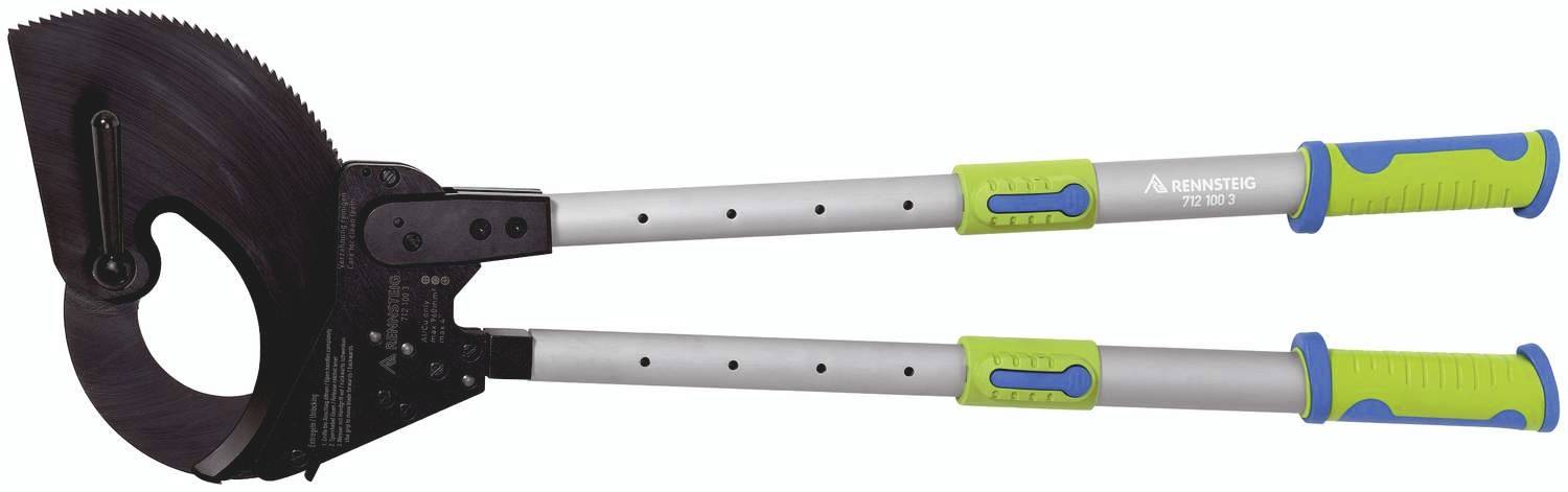 Rennsteig Werkzeuge D100 712 100 3 kabelové nůžky hliníkový a měděný kabel, jedno- a vícežilový, 100 mm, 960 mm²