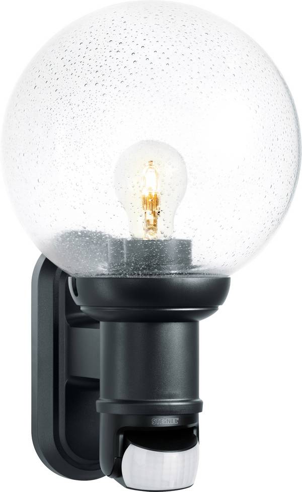 Steinel L 560 S 634216 venkovní nástěnné osvětlení s PIR detektorem  úsporná žárovka, LED E27 60 W černá