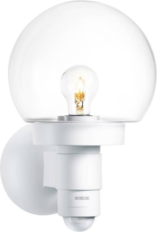 Steinel L 115 S 657413 venkovní nástěnné osvětlení s PIR detektorem  úsporná žárovka, LED E27 60 W bílá