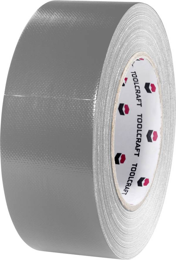 TOOLCRAFT 54B48L20AC 54B48L20AC páska se skelným vláknem Gaffer šedá (d x š) 20 m x 48 mm 1 ks