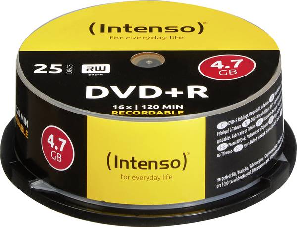 Intenso 4111154 DVD+R 4.7 GB 25 ks vřeteno