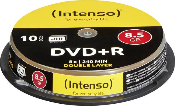 Intenso 4311142 DVD+R DL 8.5 GB 10 ks vřeteno