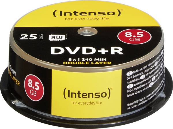Intenso 4311144 DVD+R DL 8.5 GB 25 ks vřeteno