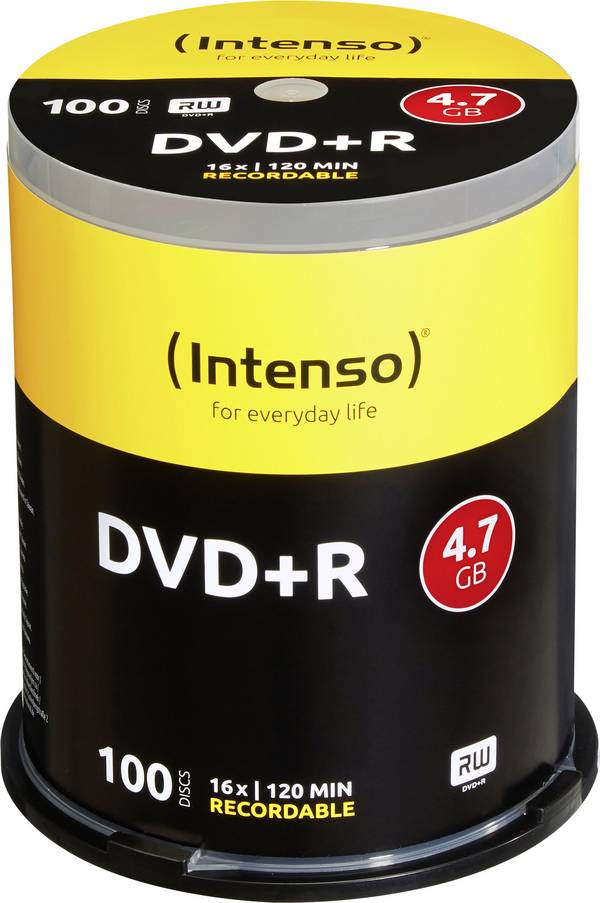 Intenso 4111156 DVD+R 4.7 GB 100 ks vřeteno