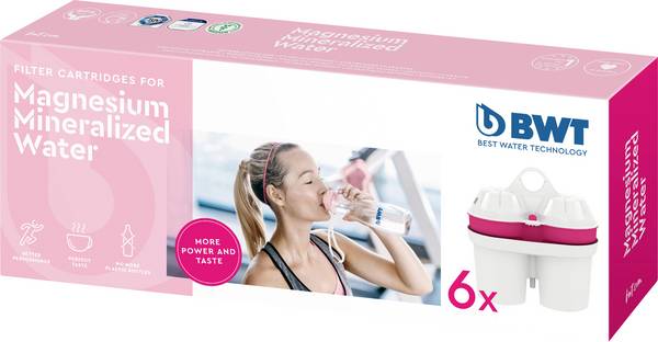BWT 6 longlife Mg2 814136 filtrační vložka 6 ks bílá