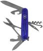 Victorinox Climber 1.3703.T2 švýcarský kapesní nožík počet funkcí 14 modrá (transparentní)