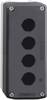 Schneider Electric XALD04 XALD04 prázdný kufřík 4 instalační pozice (Ø x v) 22.5 mm x 68 mm bez potisku tmavě šedá , světle šedá 1 ks Piece