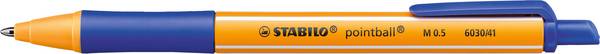 STABILO pointball 6030/41 kuličkové pero 0.5 mm Barva písma: modrá 1 ks