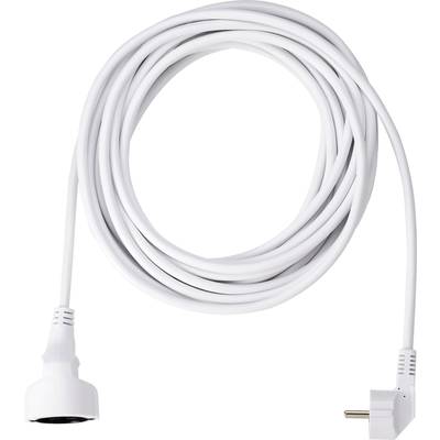 Prodlužovací kabel, EU zástrčka, bílý, délka cca 3 metry. Používá se k napájení elektrických zařízení.