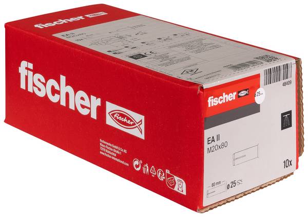 Fischer 48409 EA II M 20 x 80 zatloukací kotva 80 mm 25 mm 10 ks
