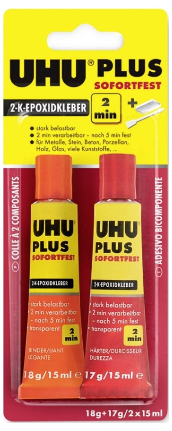 UHU Plus Sofortfest dvousložkové lepidlo 45705 35 g