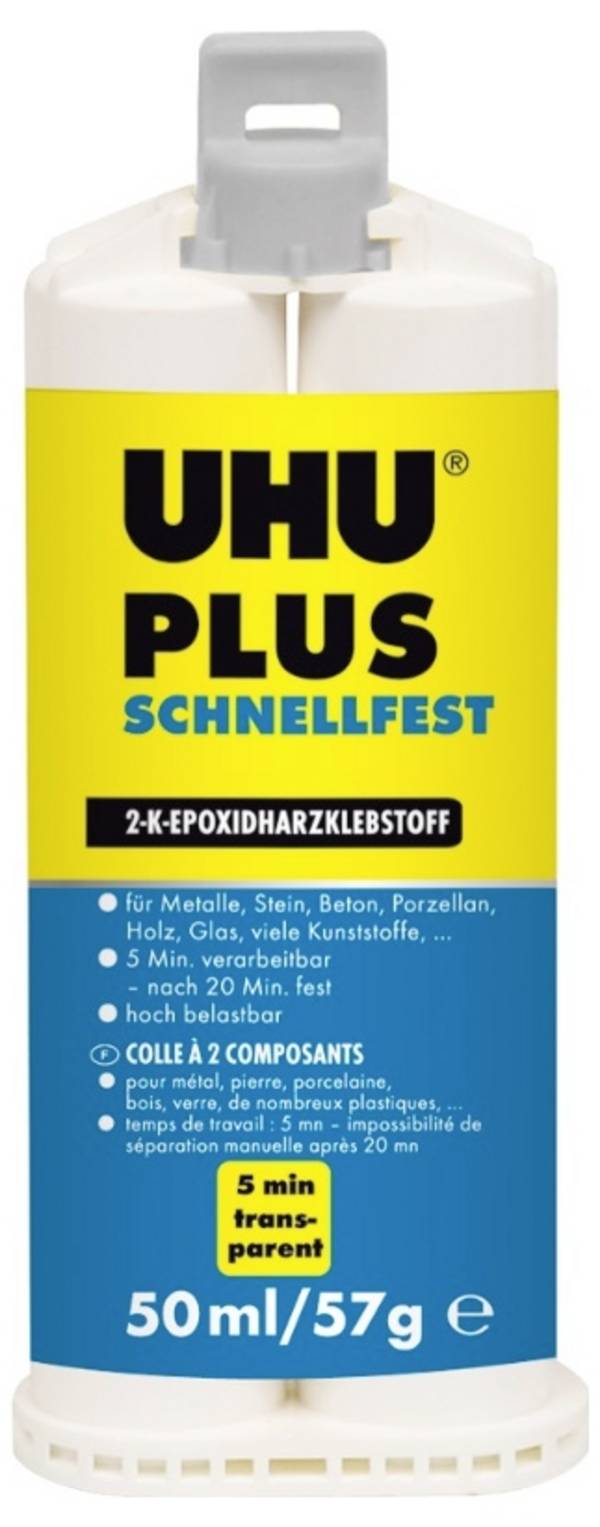 UHU Plus Schnellfest dvousložkové lepidlo 45740 50 ml