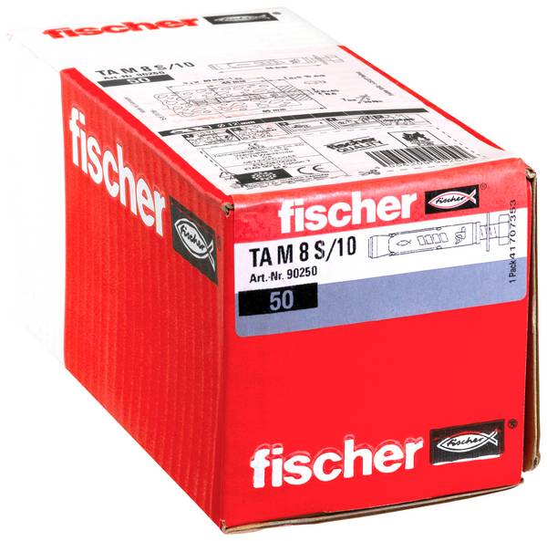 Fischer 90250 TA M8 S/10 kotva pro velké zátěže 66 mm 12 mm 50 ks
