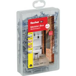 513777 POUZDRO NA MIISTER s hmoždinkami SX+šrouby Množství 160 díly 06 Rozsah dodávky 30 x šroub se zápustnou hlavou 5 x 60 · 30 x rozpínací hmoždinka SX 8 x 40 · 50 x šroub se zápustnou hlavou 4,5 x 40 · 50 x rozpínací hmoždinka SX 6 x 30.