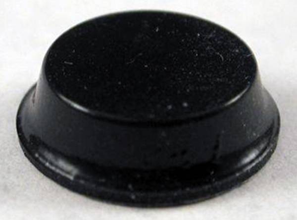 Hammond Electronics 1421T2 podstavná nožka přístrojová samolepicí, kulatá černá (Ø x v) 12.7 mm x 3.5 mm 24 ks