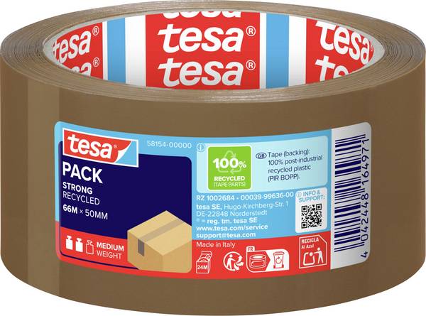 tesa ECO & STRONG 58154-00000-00 balicí lepicí páska TESAPACK® hnědá (d x š) 66 m x 50 mm 1 ks