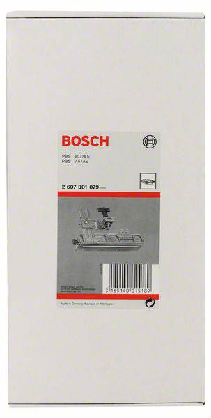 Bílý obal s logem Bosch a obrázkem brusného zařízení, detaily produktu dole.