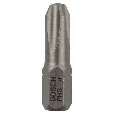 Křížový bit, kov, gravírovaný nápisem 'BOSCH PH3', pro šroubovák.