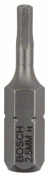 Torx bit, velikost 25, s šestihrannou stopkou. Označení: 'BOSCH 25MM H'. Používá se pro šroubováky nebo vrtačky.
