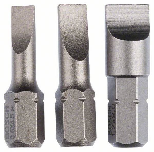 <br>  Bosch Accessories<br>  2607001750<br>  <br>  plochý bit <br>  Pohon (šroubovák): 1/4" (6,3 mm)<br>  Typ zakončení: plochý<br>  <br>  25 mm<br>