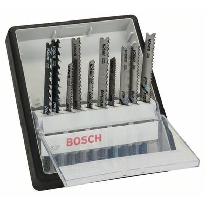 Bosch Accessories 2607010542 10dílná souprava pilových plátků do kmitacích pil, robustní řady na dřevo a kov, se stopkou