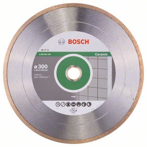 Bosch Accessories 2608602540 Bosch Power Tools diamantový řezný kotouč Průměr 300 mm Ø otvoru 30.00 mm keramika 1 ks