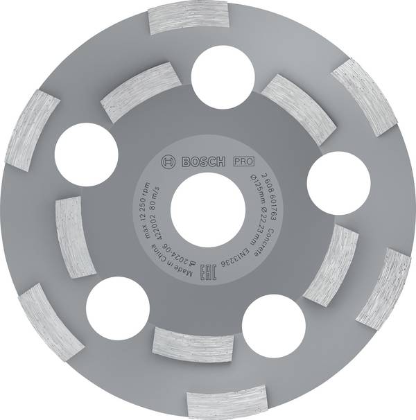 Bosch Accessories 2608602553 Diamantový hrncový kotouč Expert for Abrasive - 125 x 22,23 x 4,5 mm Expert for Abrasive  12.5 cm 1 ks